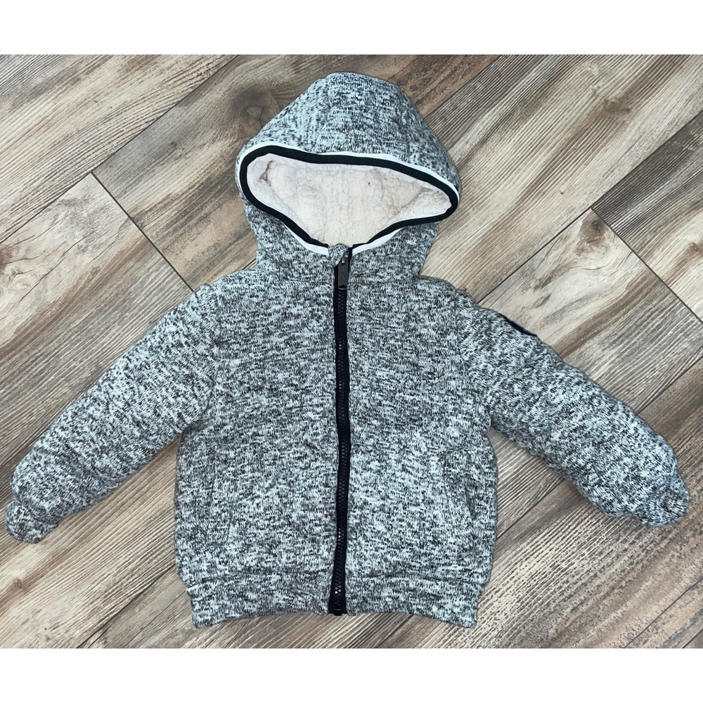 Gray Ben Sherman Baby/Toddler Hooded Jacket‎ Coat Zipper Size 24 Months